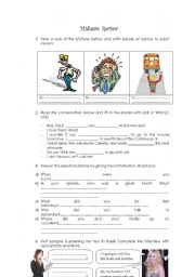 English Worksheet: Review for Elementary Students