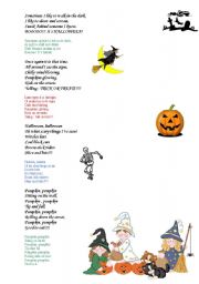 English Worksheet: Halloween Poems for Kids