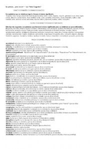 English Worksheet: False cognates