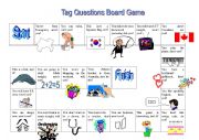 Tag Question Board Game