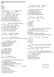 English worksheet: questions