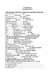English Worksheet: the three conditionals