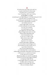 English Worksheet: idioms and proverbs