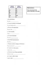 object pronouns