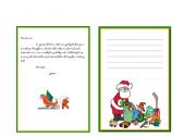 English Worksheet: CHRISTMAS GIFTS LETTERS FOR SANTA CLAUS