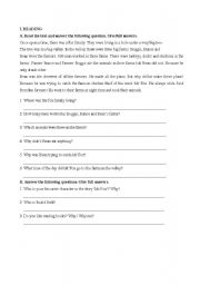 English Worksheet: Fantastic Mr Fox by Roald Dahl