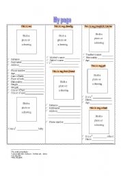 English Worksheet: Personal identification