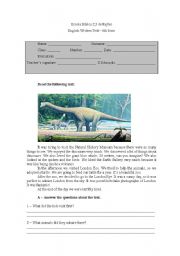 English Worksheet: simple past