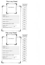 English Worksheet: this is me