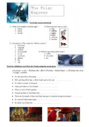 English Worksheet: The Polar Express