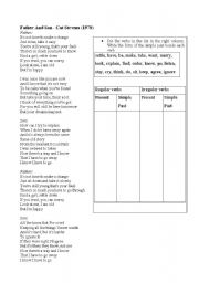 English Worksheet: Father and son