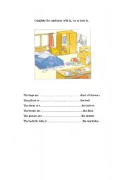 English worksheet: prepositions of place