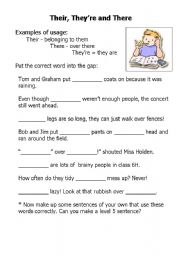 Their, there and they´re - ESL worksheet by chrisharris76