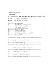 English Worksheet: handout