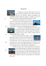 English Worksheet: Petroleum - Reading Comprehension