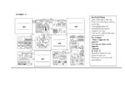 English Worksheet: MY TOWN INFORMATION GAP A