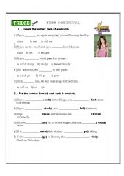English Worksheet: first conditional