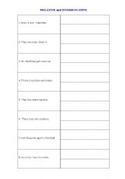 English worksheet: Present Simple