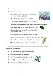 English worksheet: Pronouns