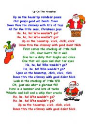 Christmas song (Up on the house top) by Ann Murray