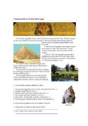 English Worksheet: The life on the River Nile in Egypt - Reading Comprehension