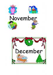 English Worksheet: Months