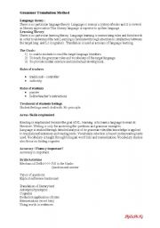 English Worksheet: linguistic