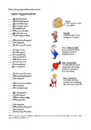 English Worksheet: songsheet- creep by radiohead