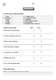 English Worksheet: Oliver Twist 