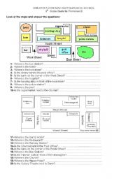 English Worksheet: directions