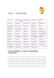 Verbs + Prepositions