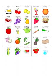 FOOD MEMORY GAME