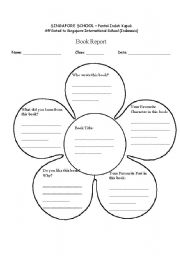 English Worksheet: Reading Log