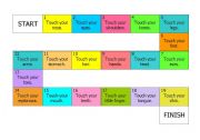 English Worksheet: Body Parts