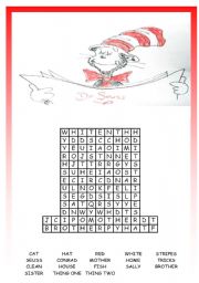 English worksheet: word search