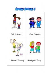 English Worksheet: Opposites - Flashcards II