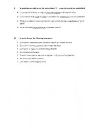 English Worksheet: Discrimination