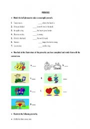 English Worksheet: Proverbs
