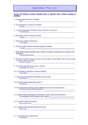 English Worksheet: Grammar 12th Grade