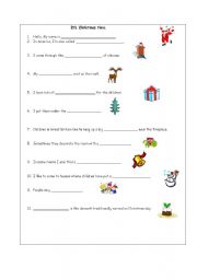 English worksheet: Christmas 