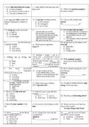 English Worksheet: PUB QUIZ