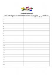 English worksheet: Christmas Carol survey