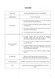 English Worksheet: teaching unit