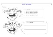 English Worksheet: MONSTERS