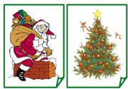 English Worksheet: Flashcards Christmas - Part A