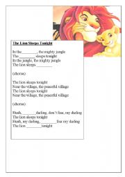 The lion song