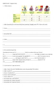 English Worksheet: Past Simple