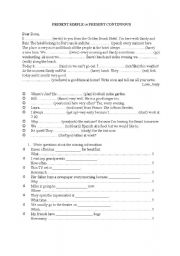 English Worksheet: Present Simple or Present Continuous 2