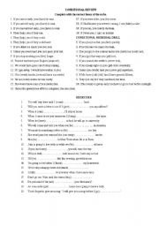 English Worksheet: if clause