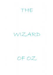 English Worksheet: wizard of oz 1